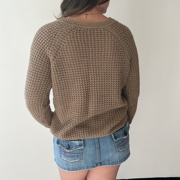 RDI Brown Knit Sweater Size Medium - Picture 3 of 5